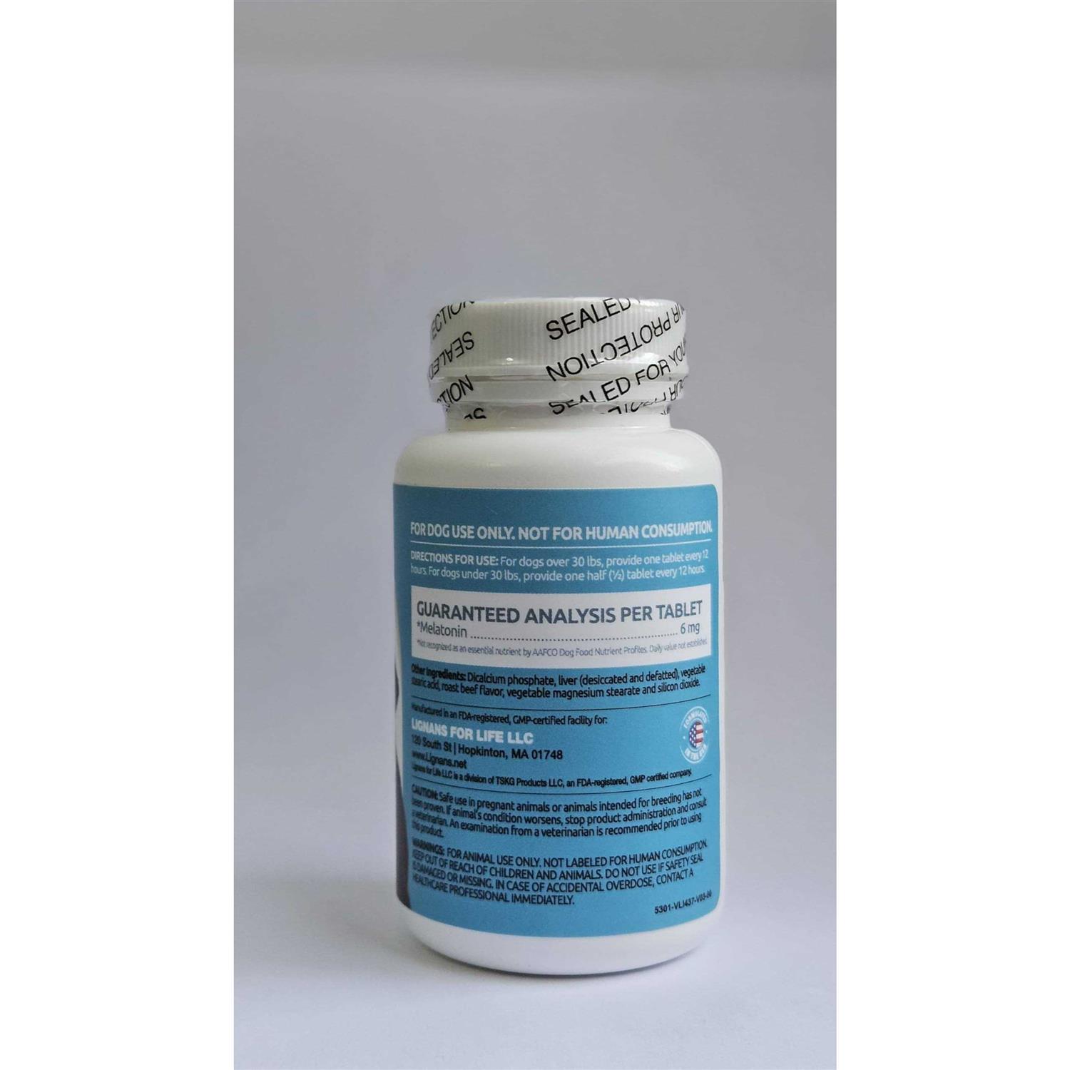 K9 Choice Melatonin for Dogs 6mg 90 Beef Flavored Chewable Tablets for Small to Large Dogs