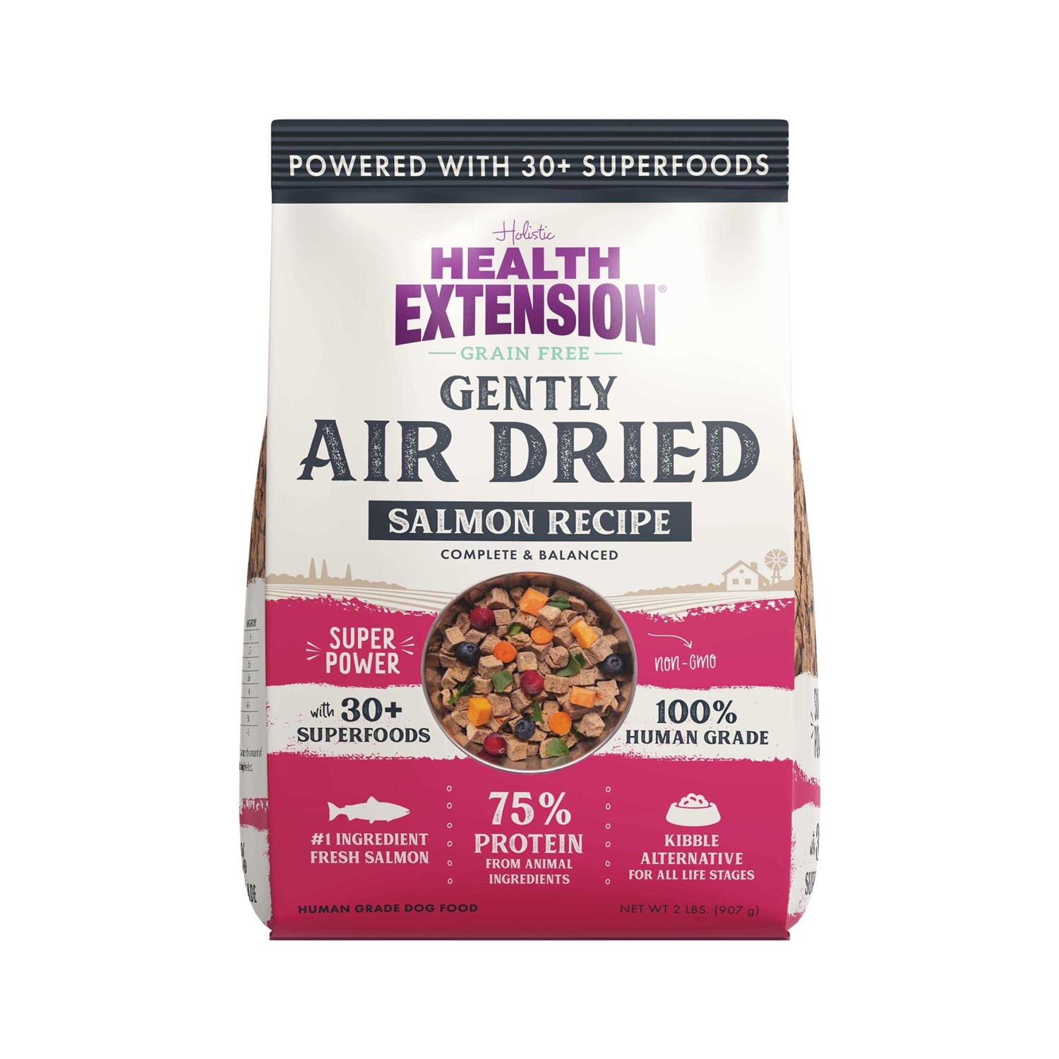 Health Extension Gently Air Dried Salmon Recipe Dog Food