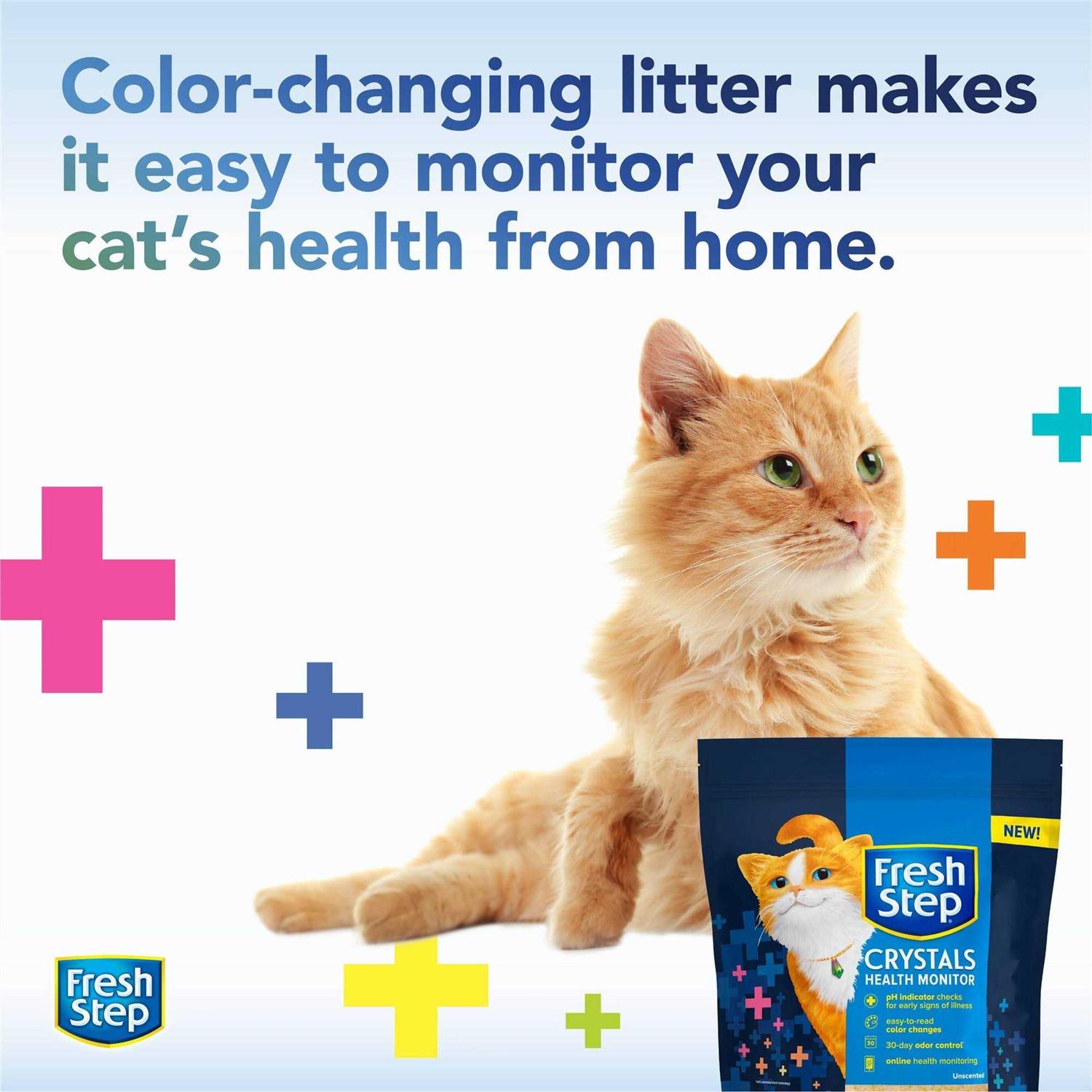 Fresh Step Crystals Health Monitor Cat Litter