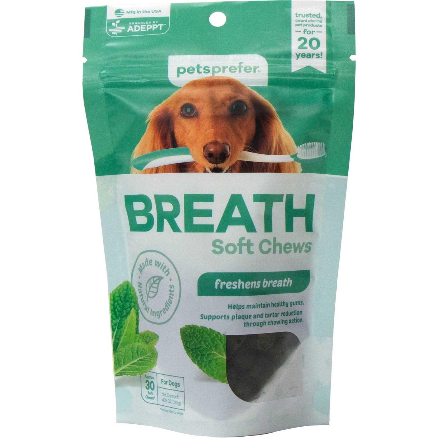 PetsPrefer Breath Soft Chews w/ Adeppt