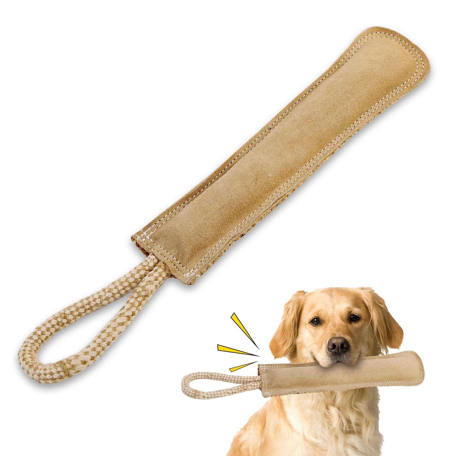 Spot Dura-Fused Leather Retriever Dog Toy