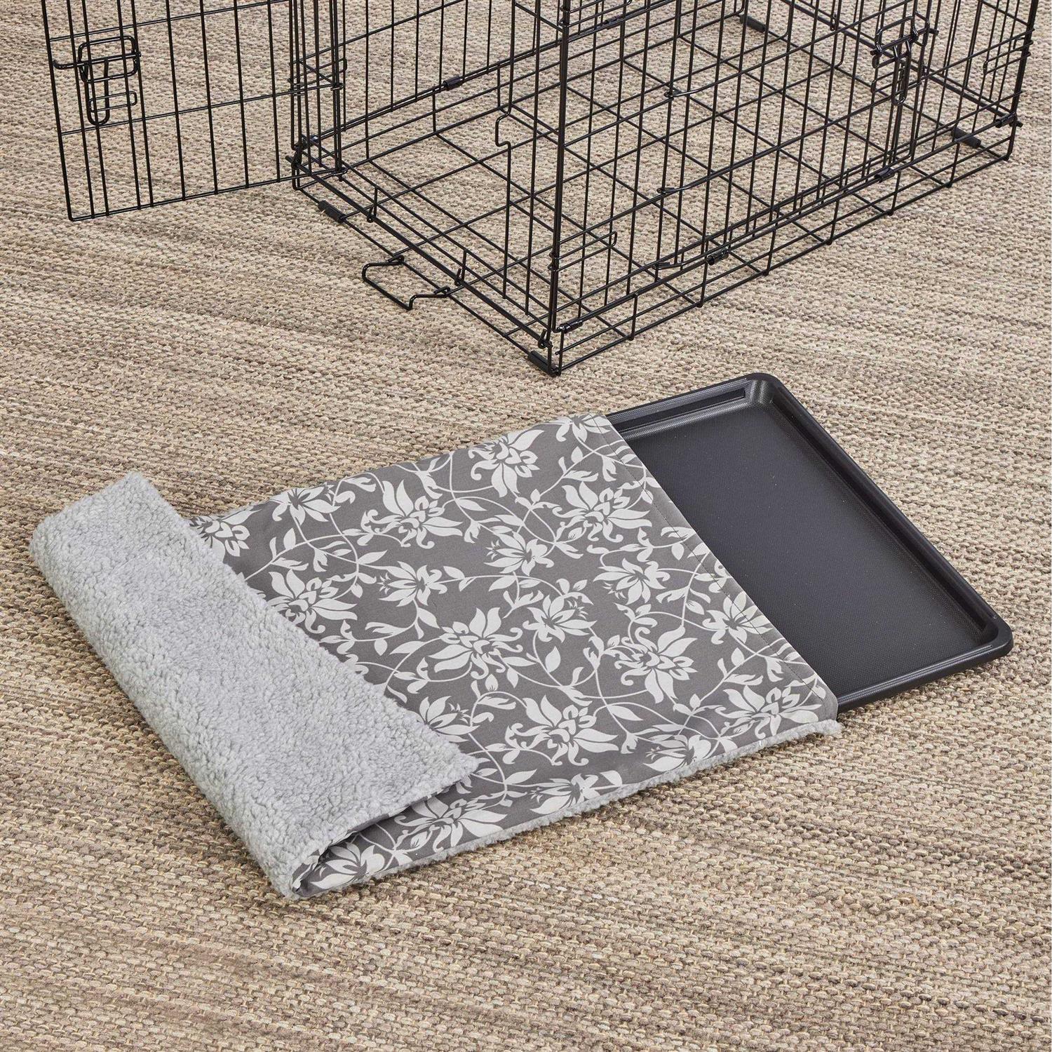 Midwest Homes for Pets Quiet Time Reversible Crate Pan Cover 24