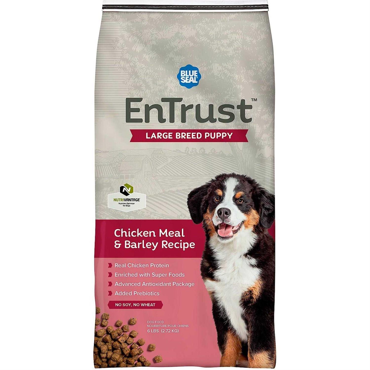 Entrust Large Breed Puppy Chicken Meal & Barley Recipe