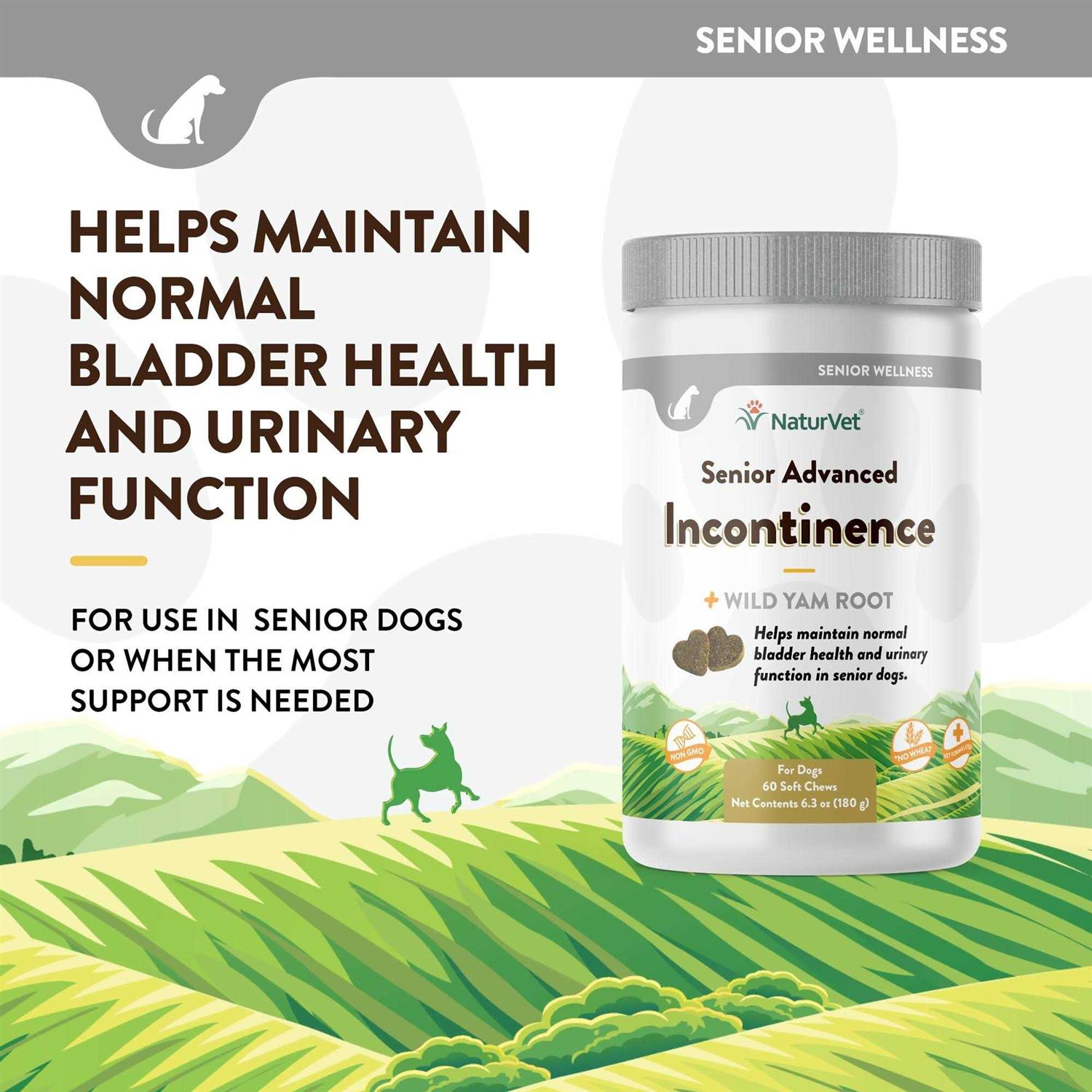 NaturVet Senior Advanced Incontinence Soft Chews