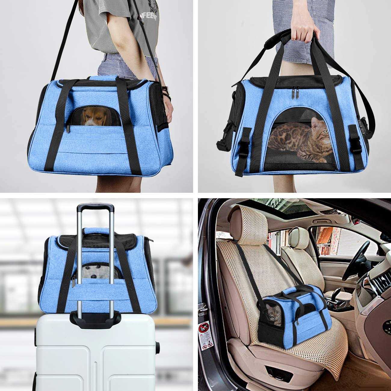 Prodigen Pet Carrier Airline Approved Pet Carrier Dog Carriers for Small Dogs