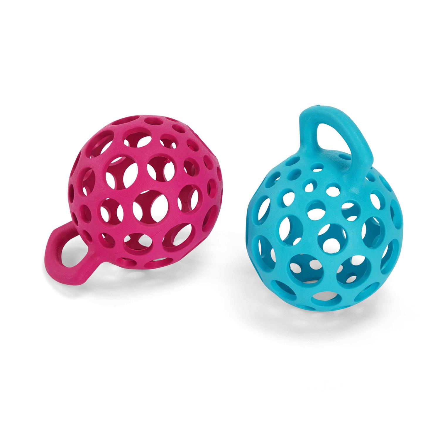 Leaps & Bounds Cage Ball with Handle Dog Toy