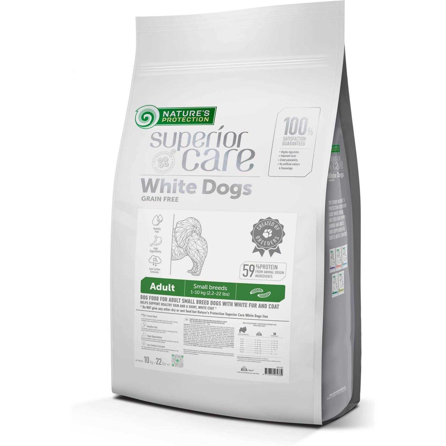 Nature’s Protection Grain Free Superior Care White Dogs Small Breed Adult Dry Dog Food