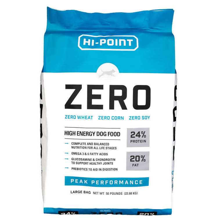 Hi Point Zero 24/20 High Energy Dog Food 50 lb