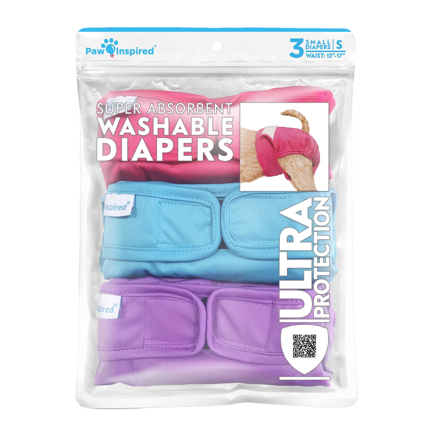 Paw Inspired Washable Dog Diapers Reusable Dog Diapers Female Dog Diapers