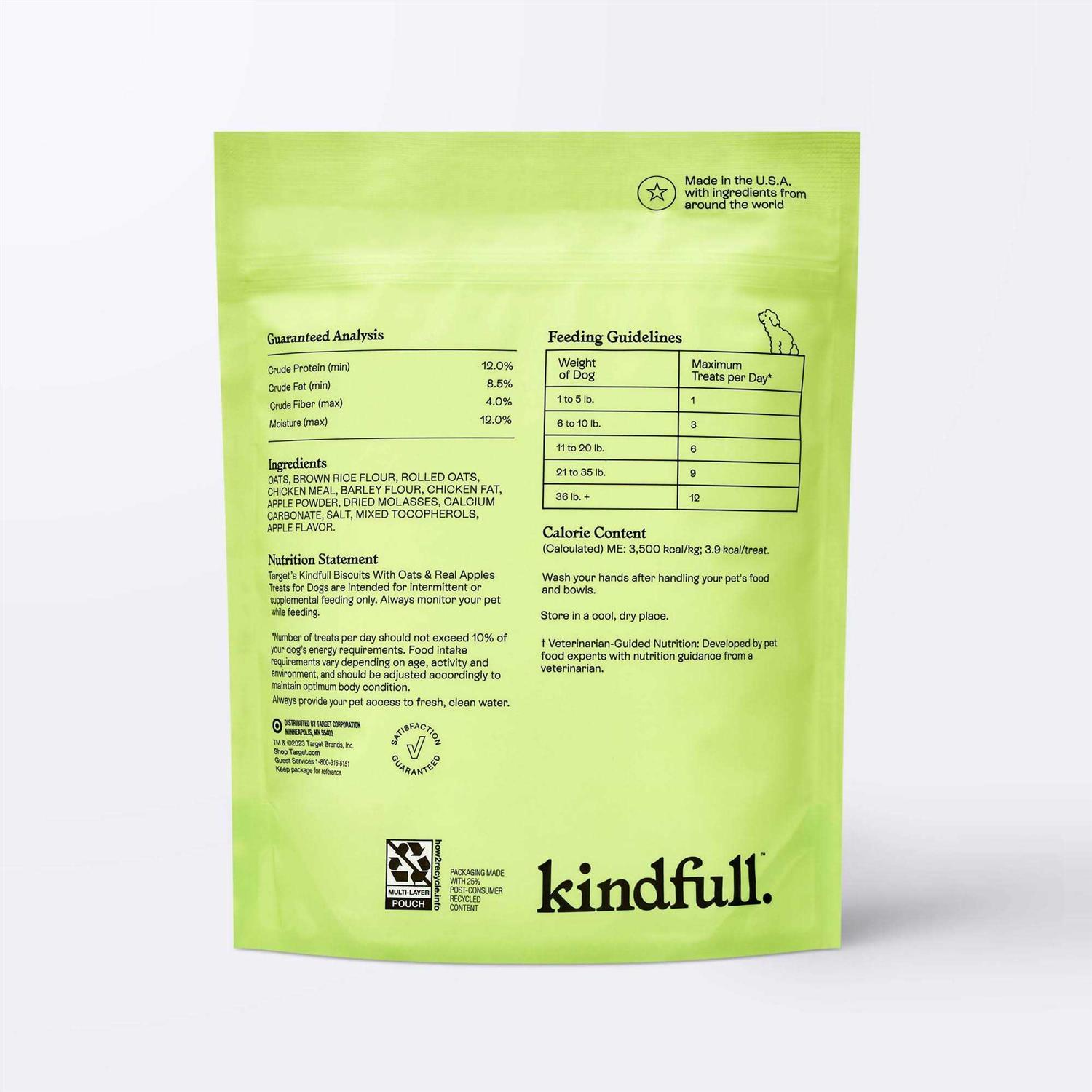 Kindfull Biscuit with Oats and Real Dog Treats