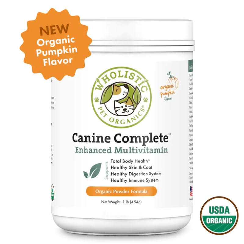 Wholistic Pet Organics Canine Complete Organic Pumpkin Supplement for Dogs