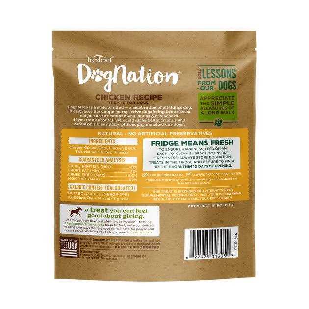 Freshpet Dognation Chicken Dog Treats