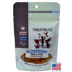 Treatibles Grain Free Blueberry Chews 1mg Small