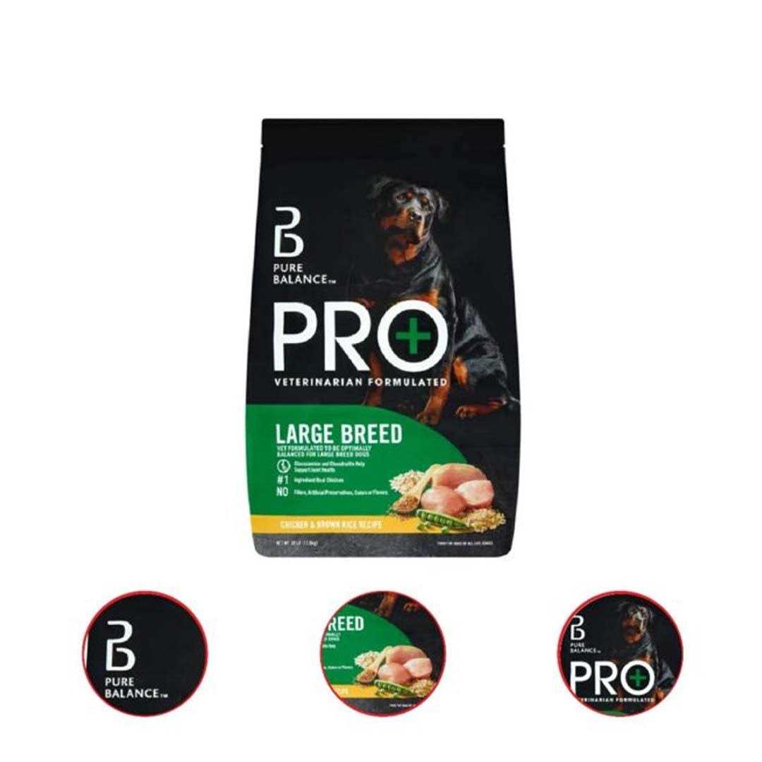 Pure Balance Pro+ Large Breed Chicken & Brown Rice Recipe Dry Dog Food