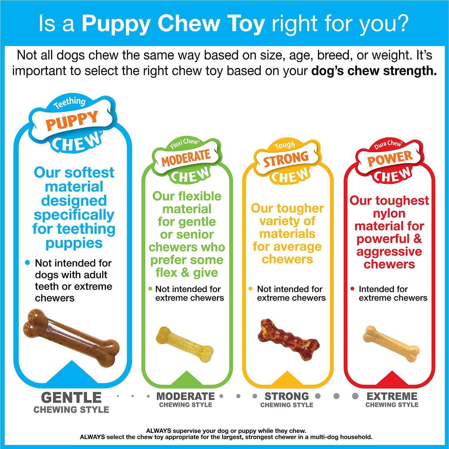Nylabone Puppy Chew Ring Bone Chicken