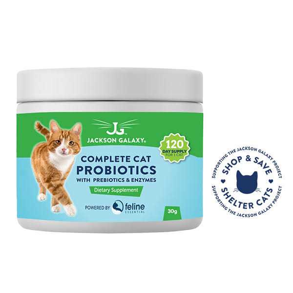 Jackson Galaxy Complete Cat Probiotics with Prebiotics & Enzymes