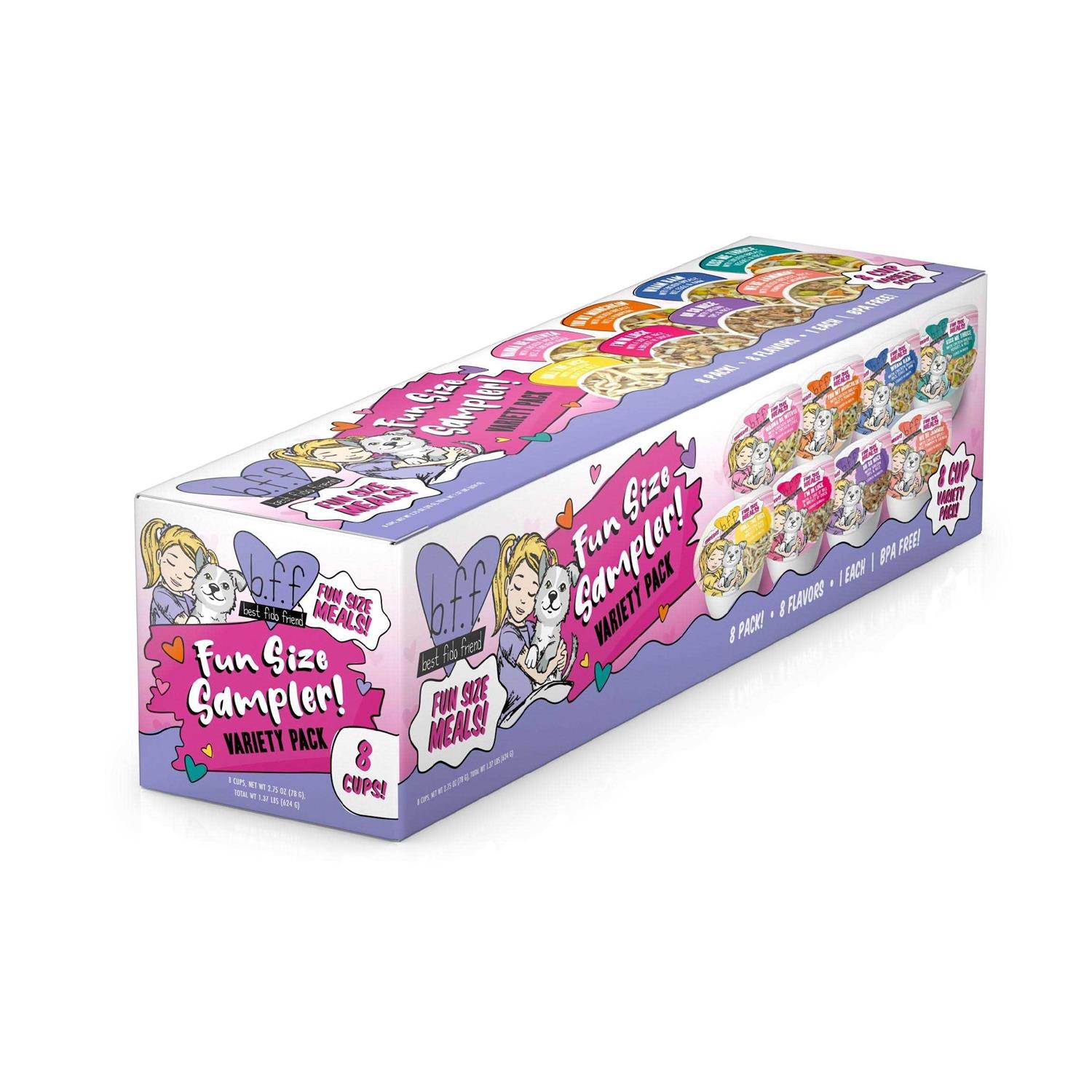 Weruva BFF Fun Size Meals Fun Size Sampler Variety Pack Wet Dog Food