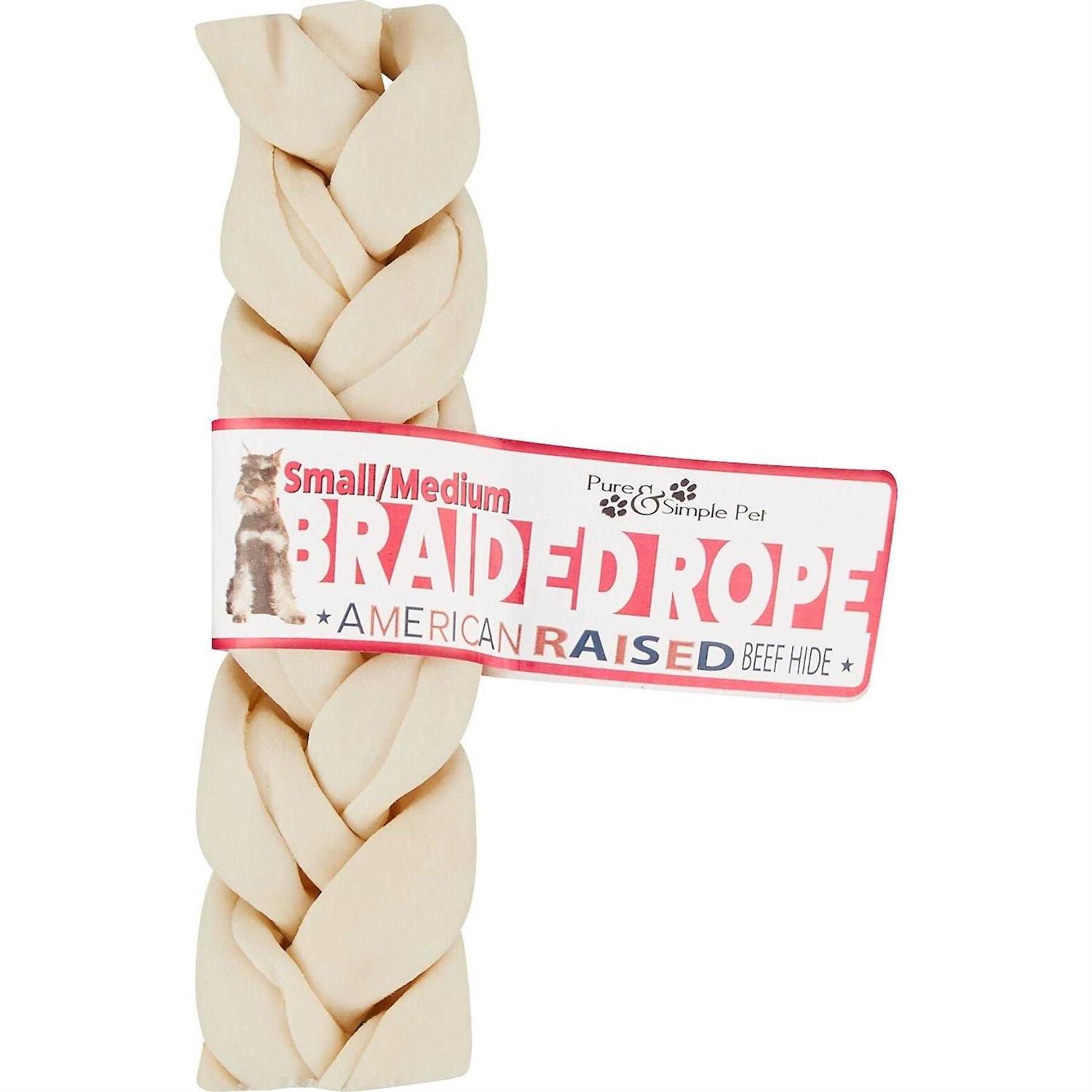 Pure & Simple Pet 9 inch Large Rope Dog Chews