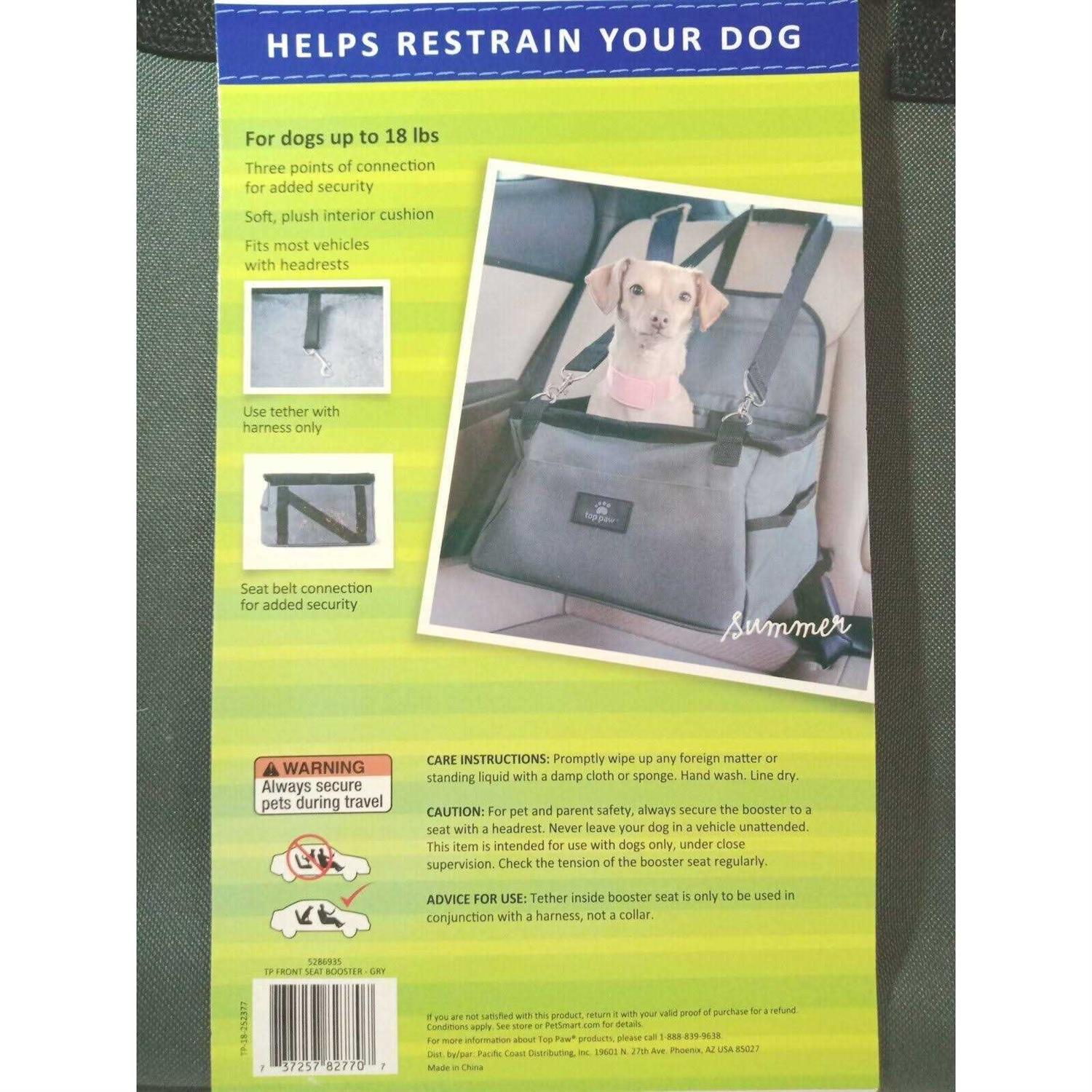Top Paw Vehicle Booster Seat