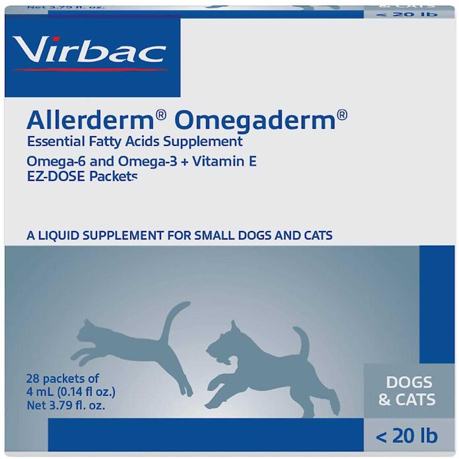 Allerderm Omegaderm for Cats & Dogs Under 20 lbs