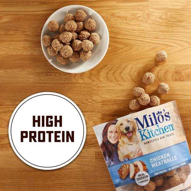 Milo’s Kitchen Chicken Meatballs Dog Treats
