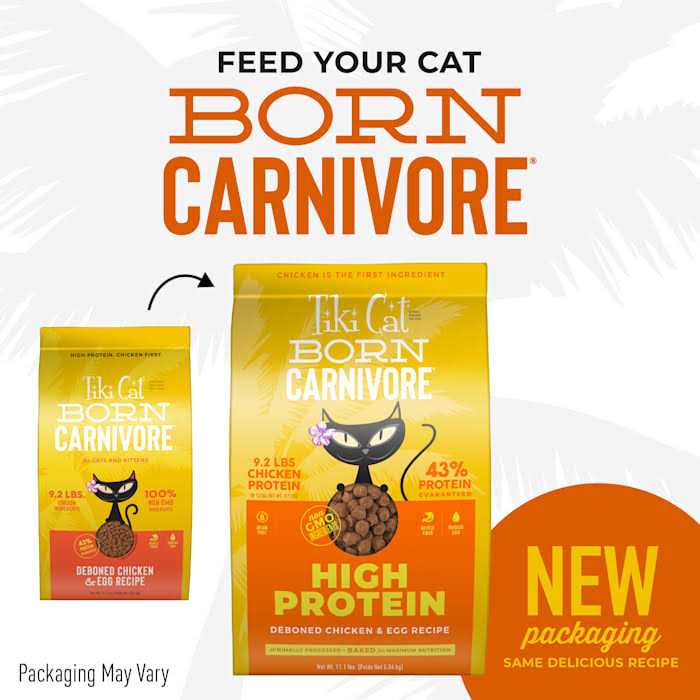 Tiki Cat Born Carnivore Chicken & Egg Dry Food