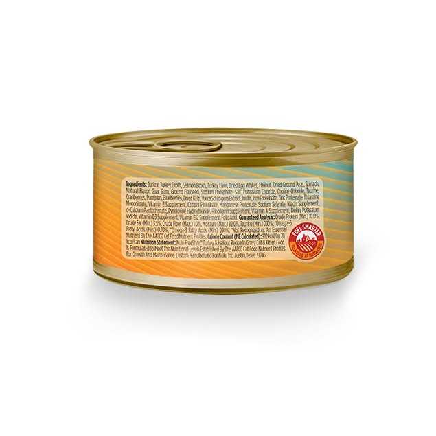 Nulo Freestyle Shredded Turkey & Halibut Canned Cat Food