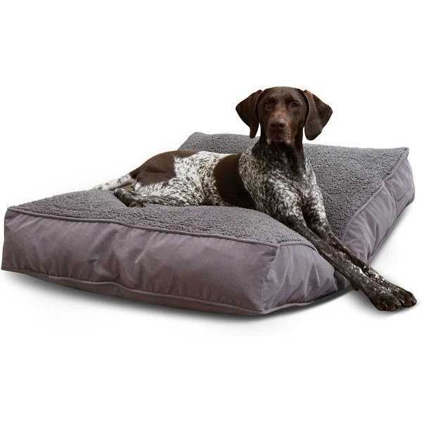 Happy Hounds Bailey Rectangle Pillow Dog Bed w/ Removable COVER