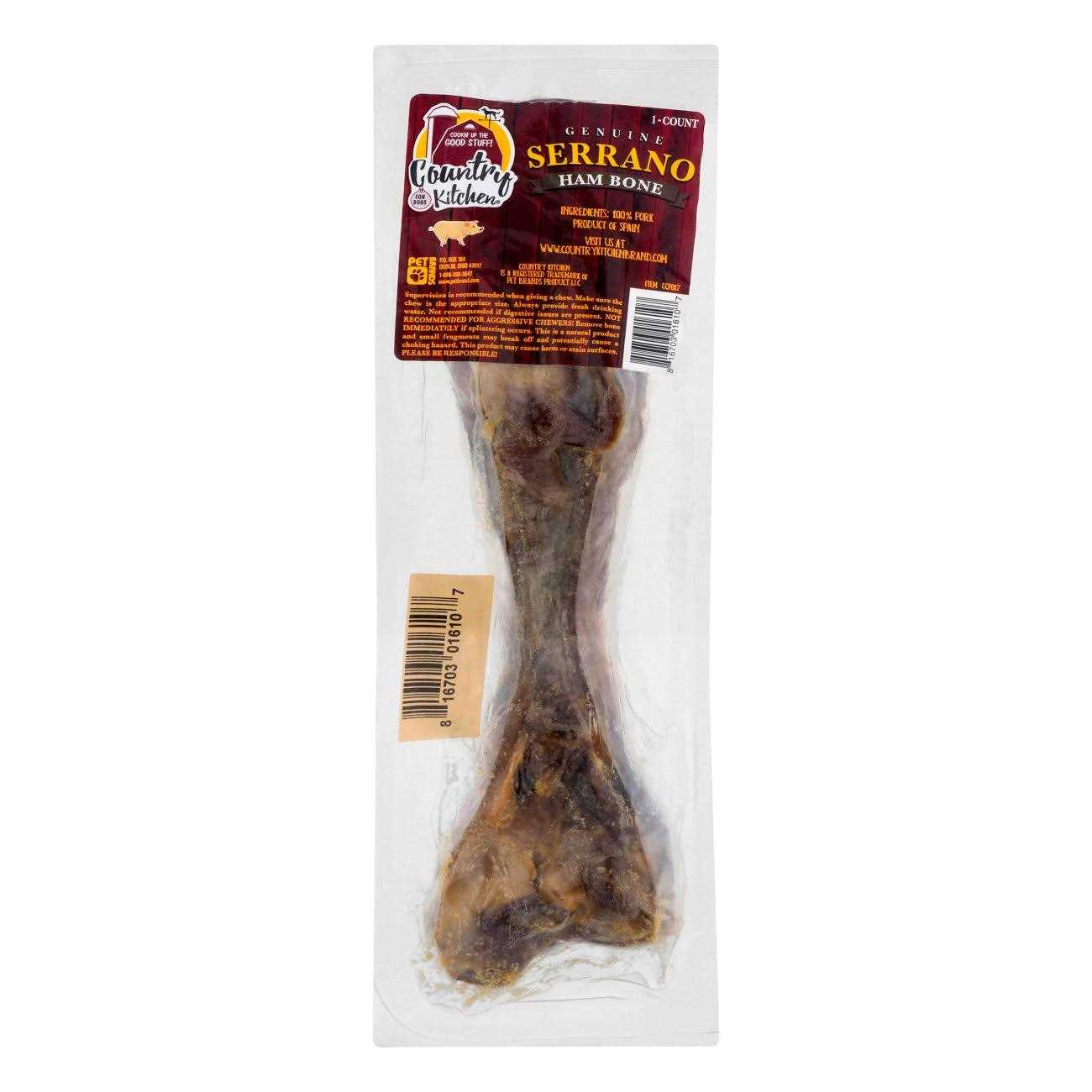 Country Kitchen Serrano Ham Bone Dog Treat
