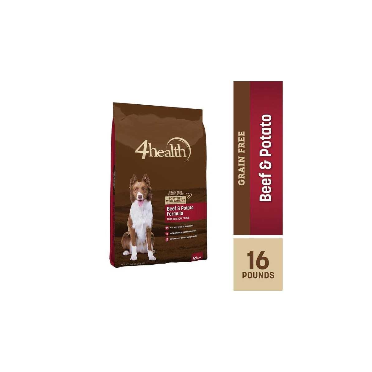 4health Grain Free Formulation Beef and Potato Formula Dry Dog Food