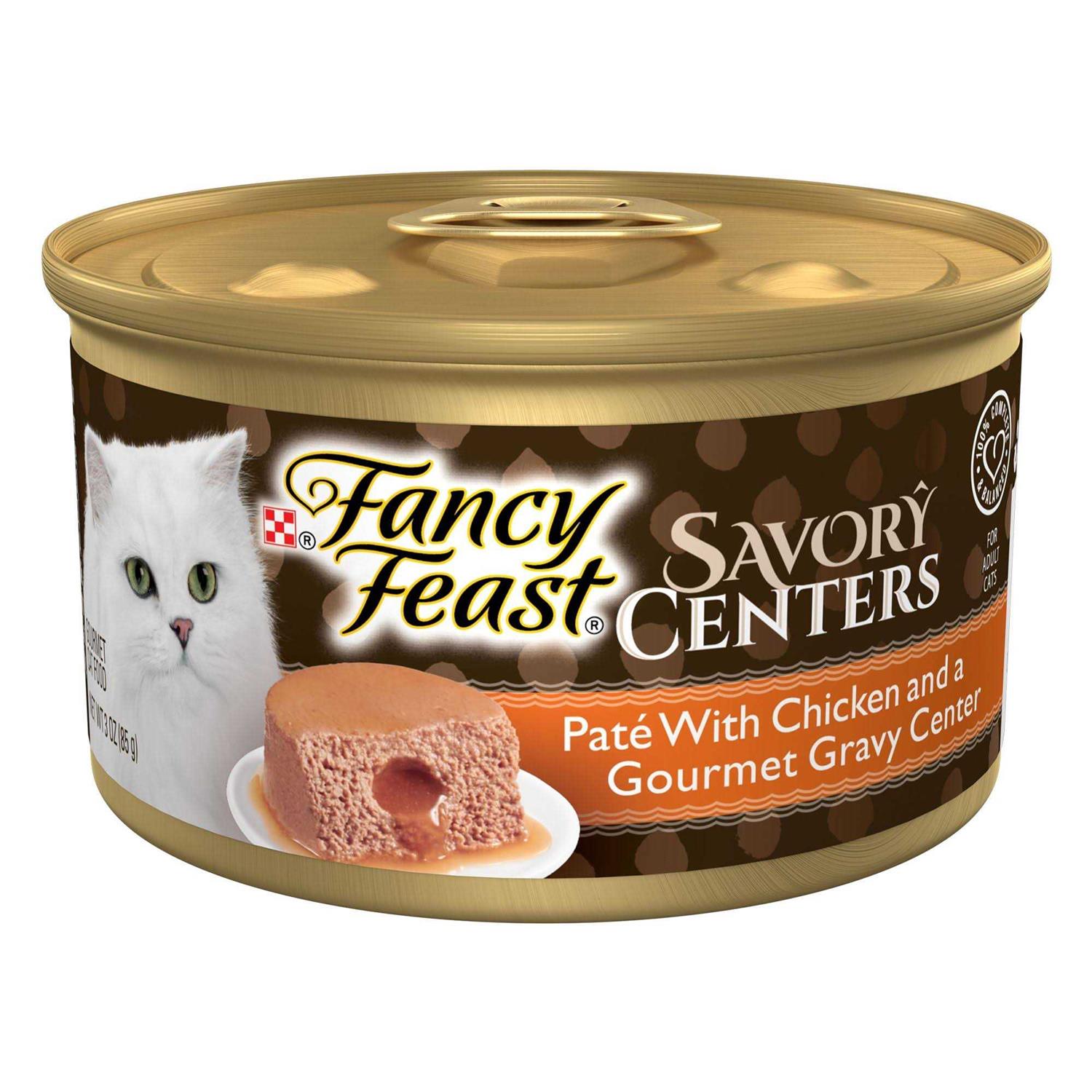 Fancy Feast Savory Centers Pate With Chicken & Gravy Cat Food