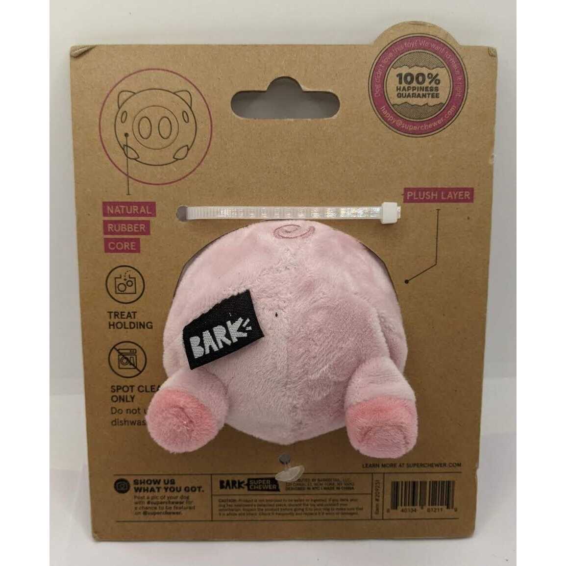 Bark Super Chewer Pig Dog Toy