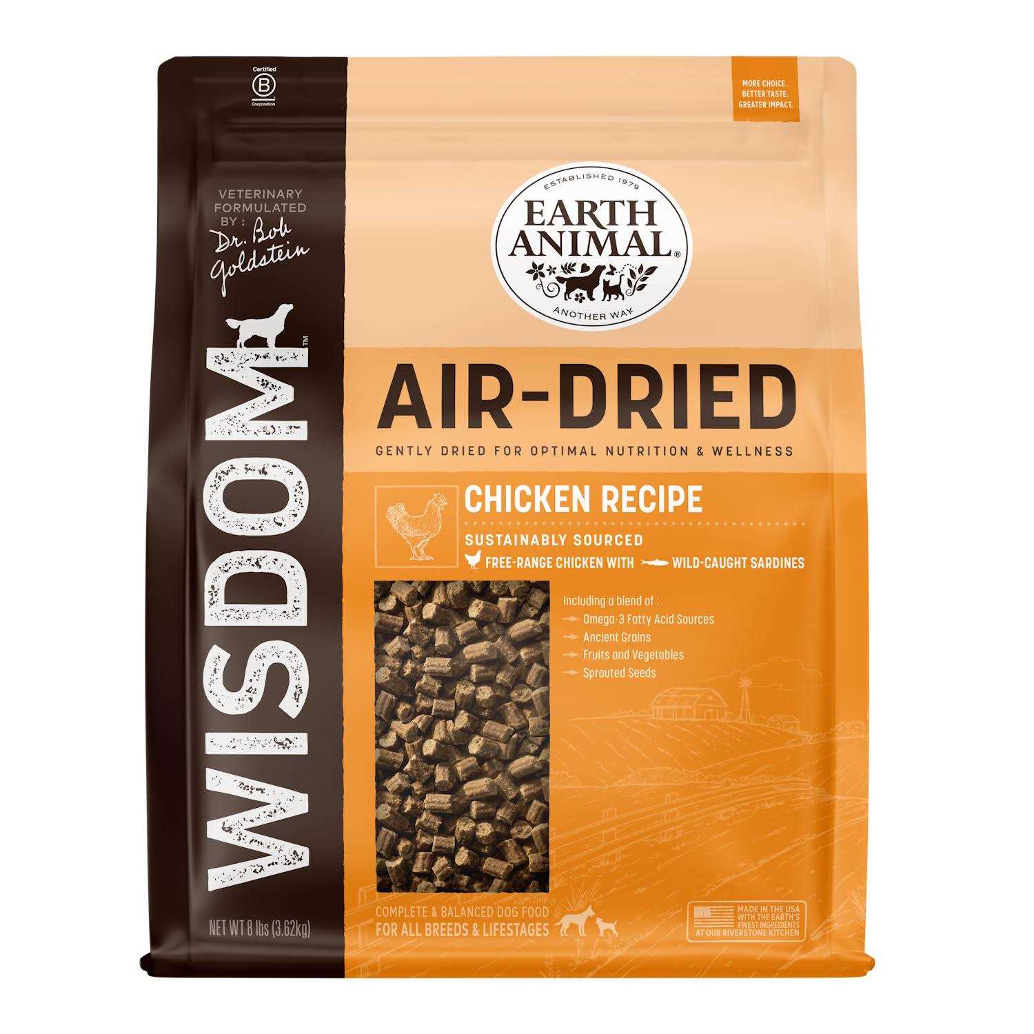 Earth Animal Dog Wisdom Chicken Air Dried