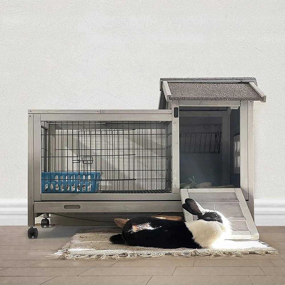 Aivituvin Rabbit Hutch Bunny Cage AIR24
