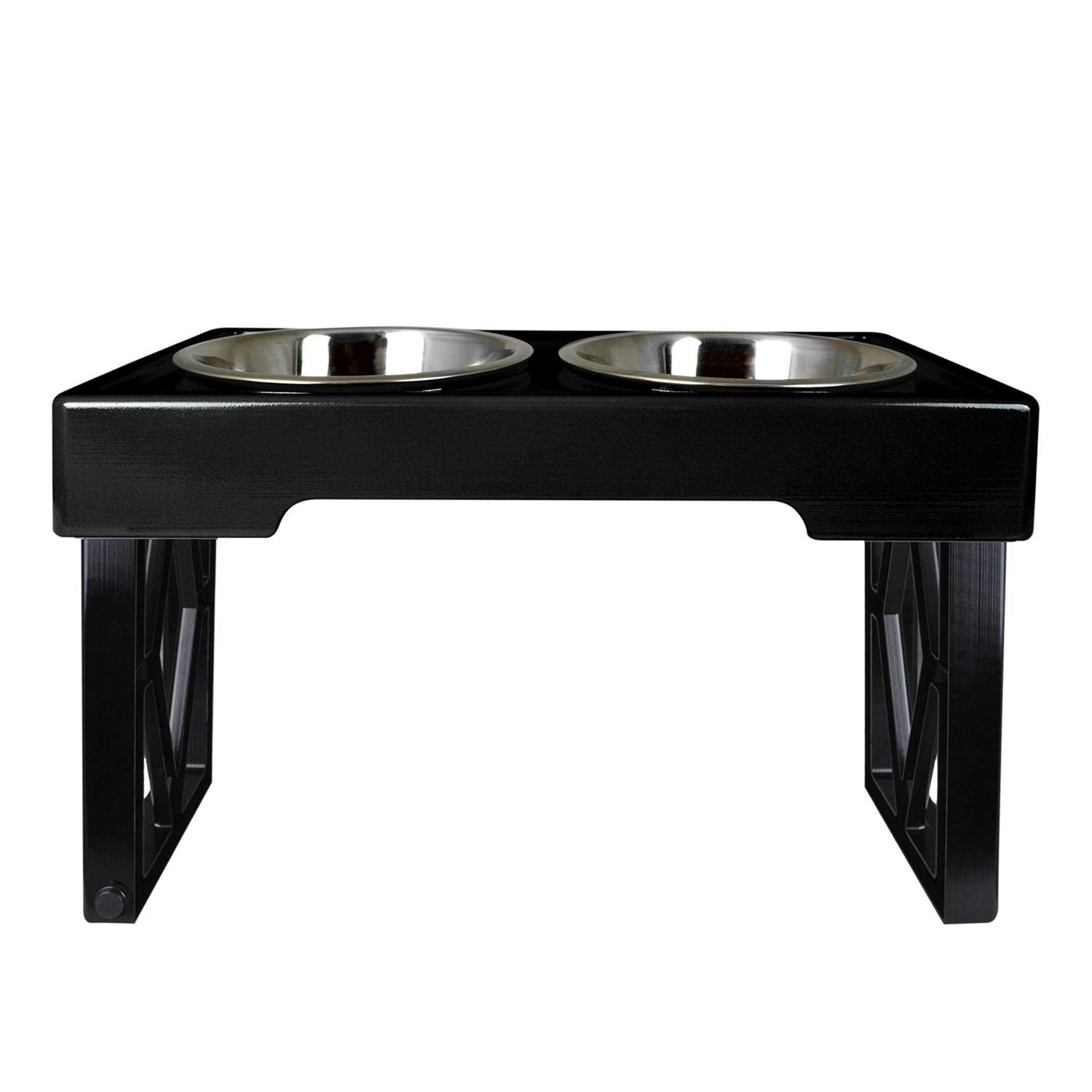 Pet Zone Designer Diner Adjustable Elevated Dog Bowls
