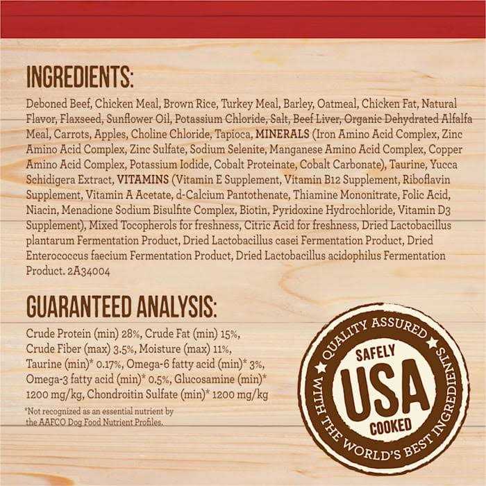 Merrick Healthy Grains Freeze Dried Raw Coated Kibble Dry Dog Food Real and Brown Rice Recipe