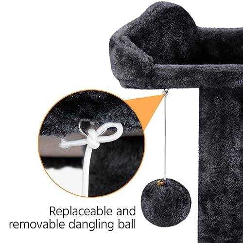 Yaheetech 54in Cat Tree Tower Condo Furniture Scratch Post for Kittens Pet House Play