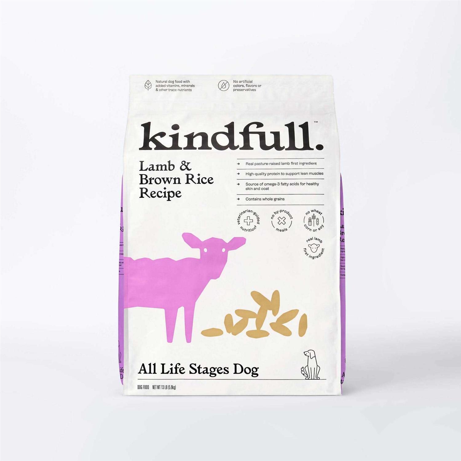 Kindfull Lamb & Brown Rice Recipe Dry Dog Food