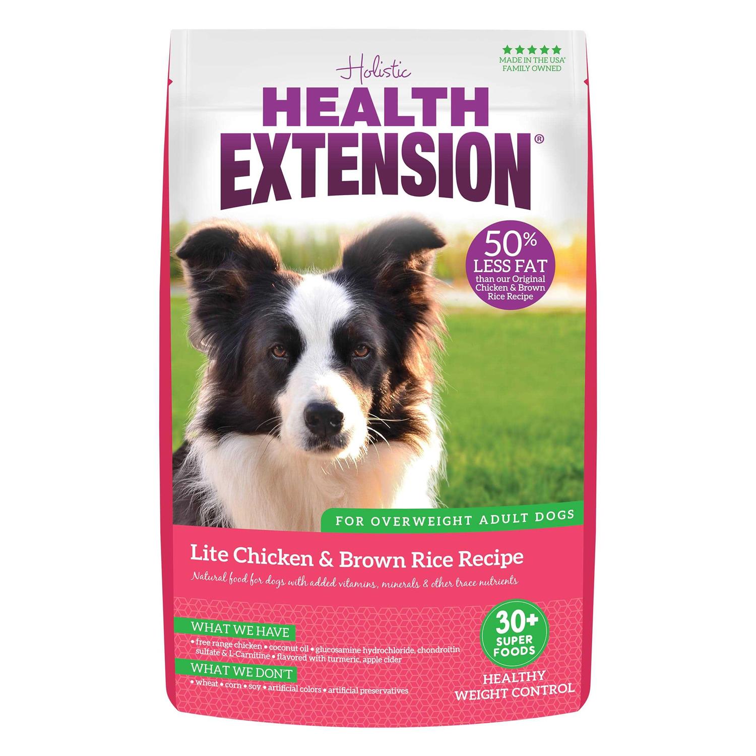 Health Extension Lite Chicken & Brown Rice Dry Dog Food