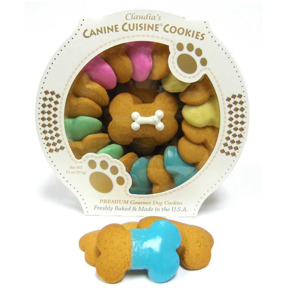 Claudia’s Canine Bakery Carousel of Canine Party Bones Baked Dog Treats, 11-oz tub