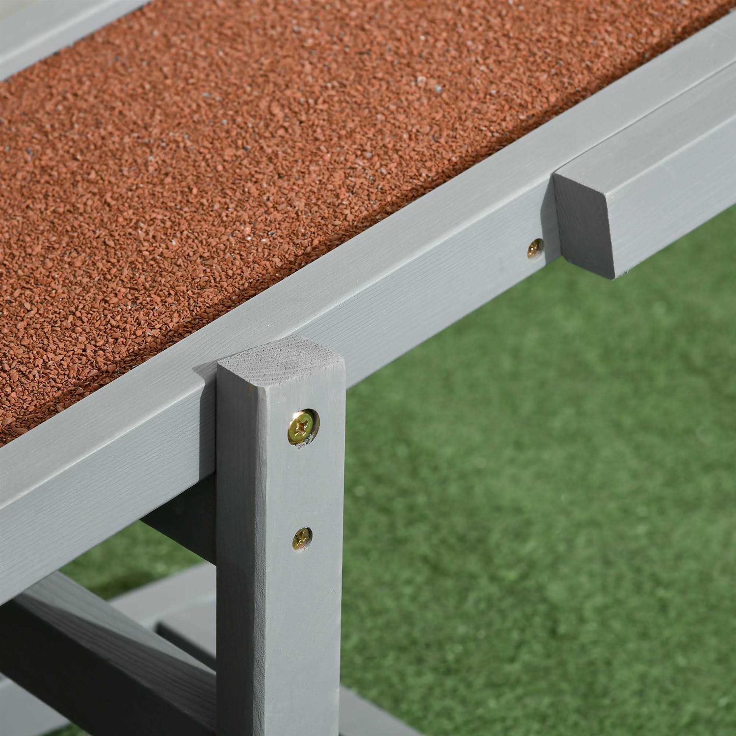 PawHut Wooden Dog Agility Seesaw for Training and Exercise