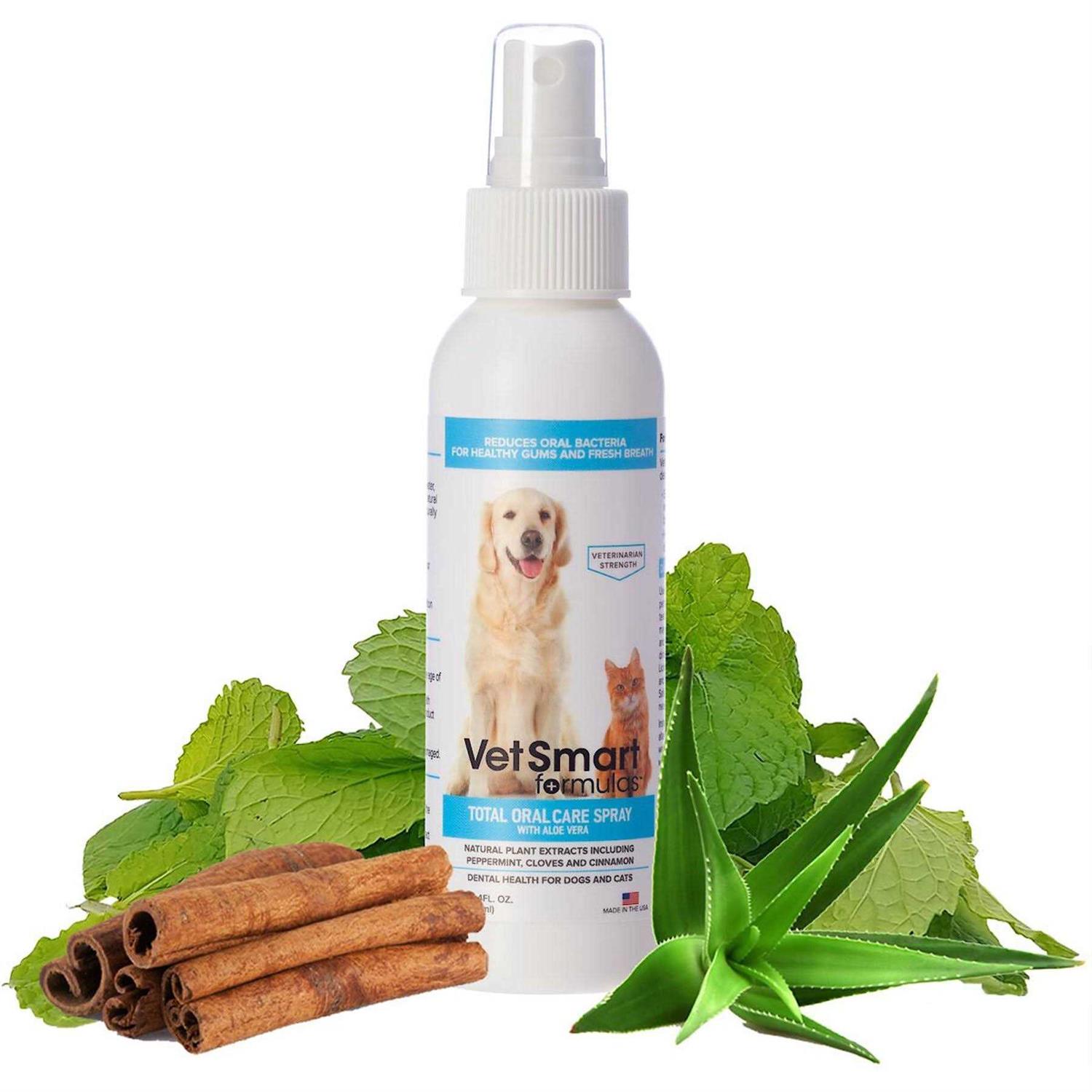 VetSmart Formulas Dog Breath Freshener Eliminate Bad Breath and Prevent Oral Disease in Dogs and Cats