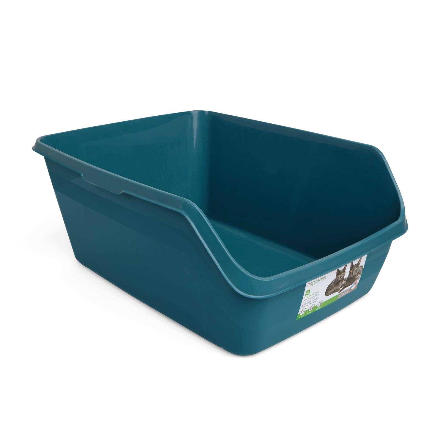 So Phresh Scatter Shield High-Back Litter Box