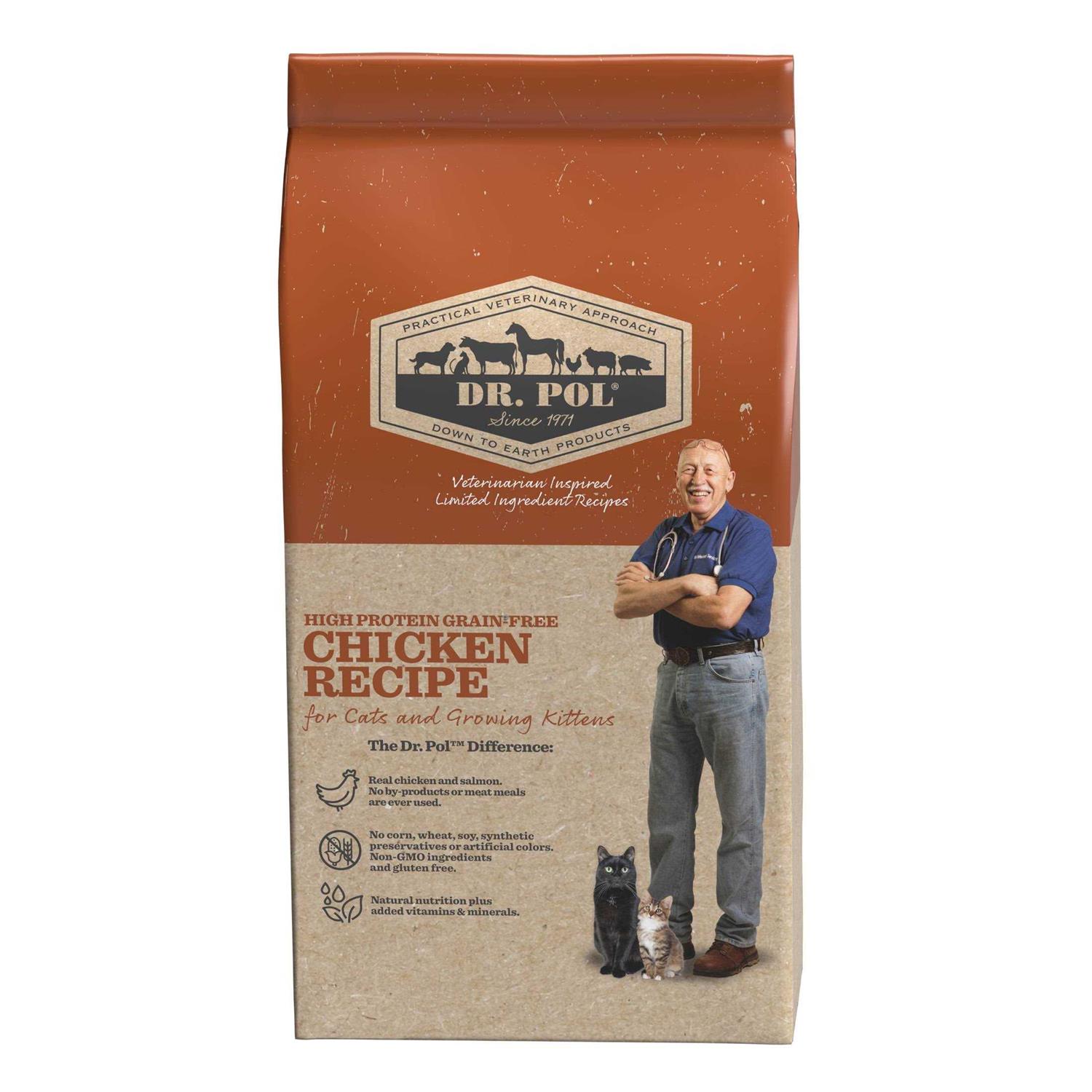 Dr. Pol Grain-Free High Energy Chicken Recipe Cat Food
