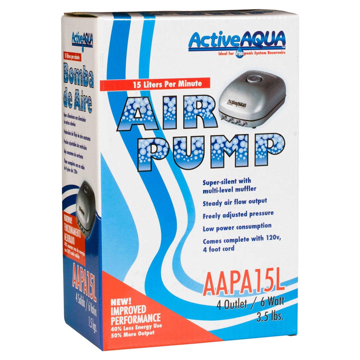 Active Aqua Air Pump 4 Outlets