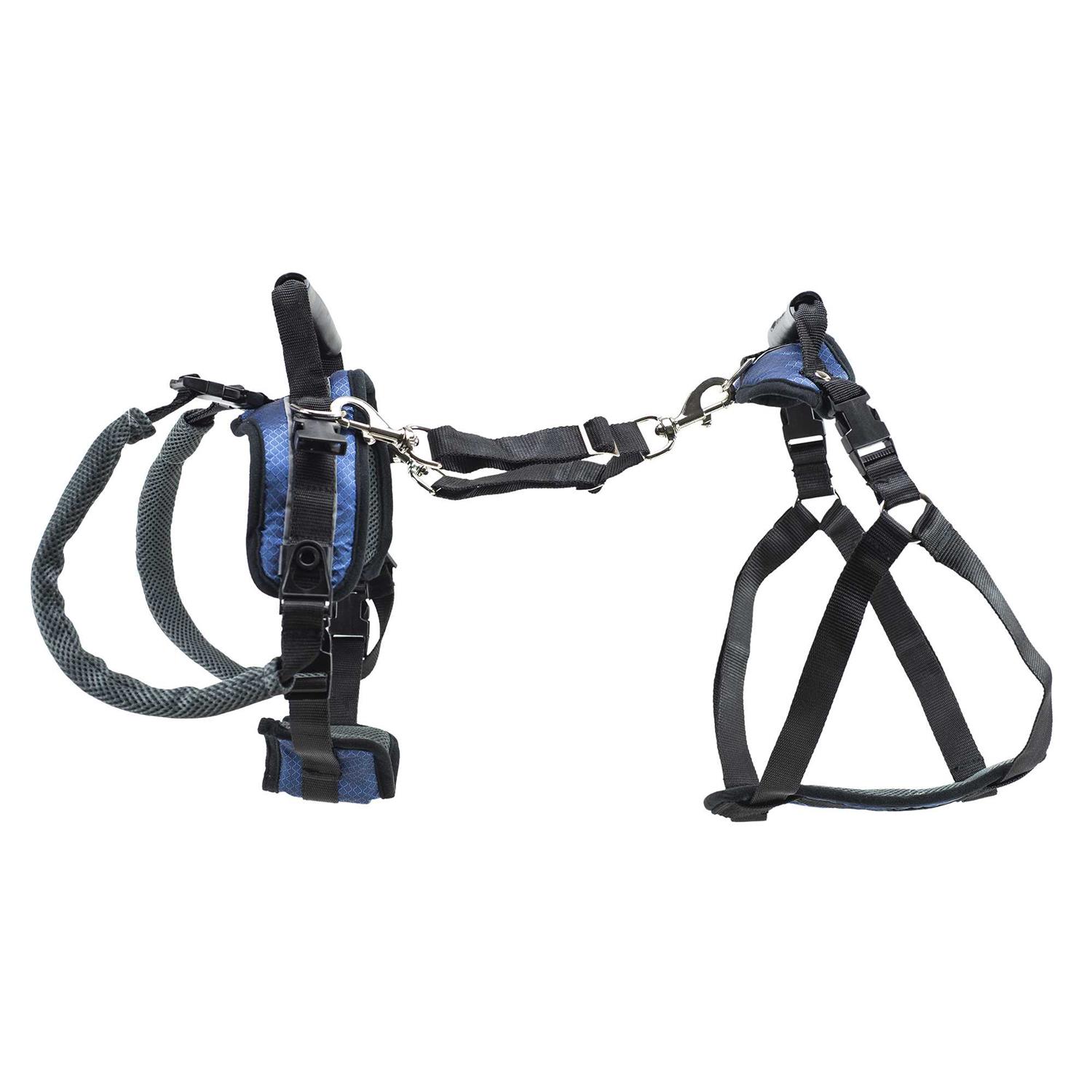 CareLift Front & Back Lifting Aid Mobility Harness, Large, Blue, Solvit