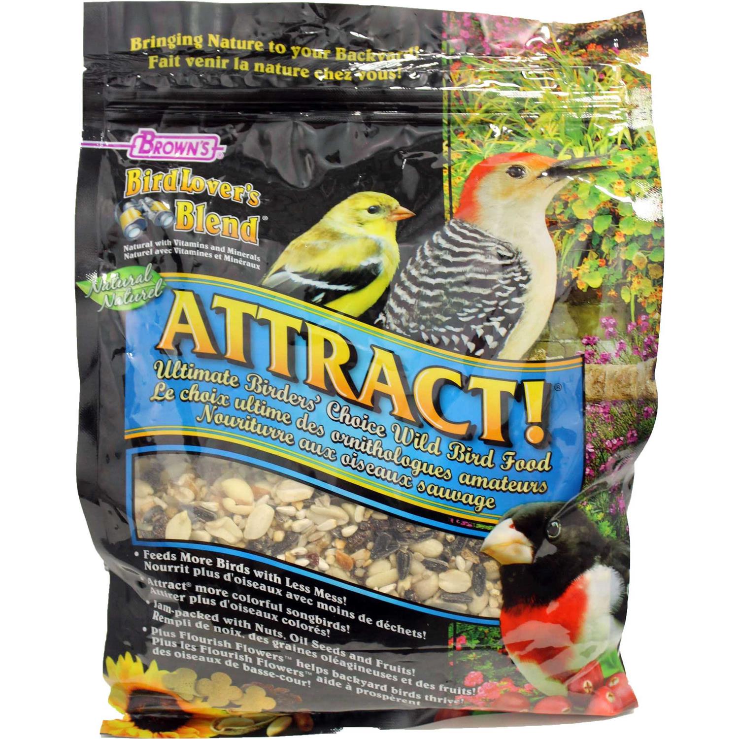 Brown’s Bird Lover’s Blend Attract Ultimate Birder’s Choice Dry Food