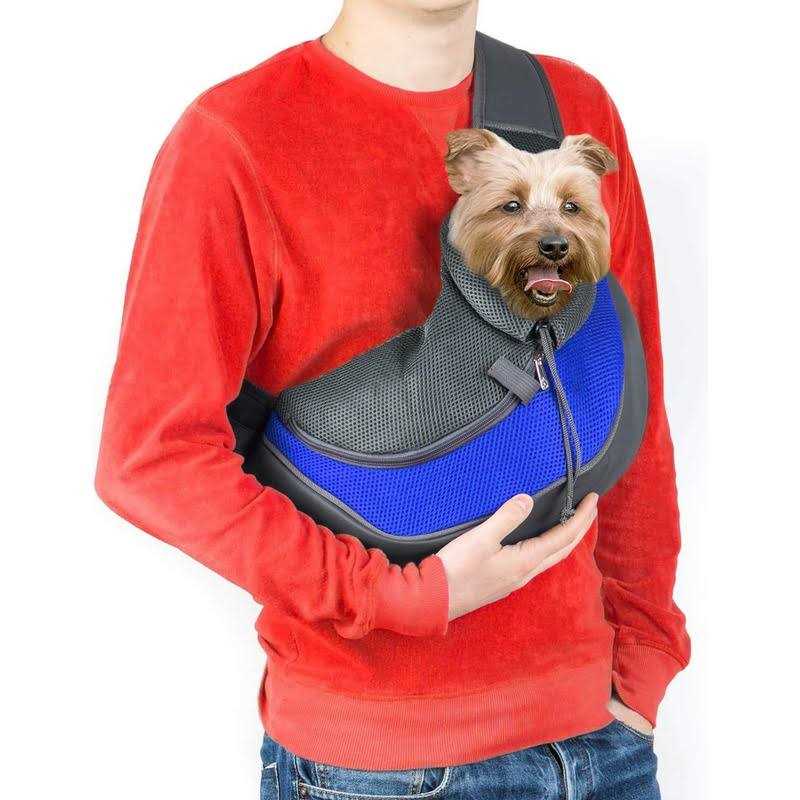Cuddlissimo! Pet Sling Carrier Small Dog Puppy Cat Carrying Bag Purse Pouch