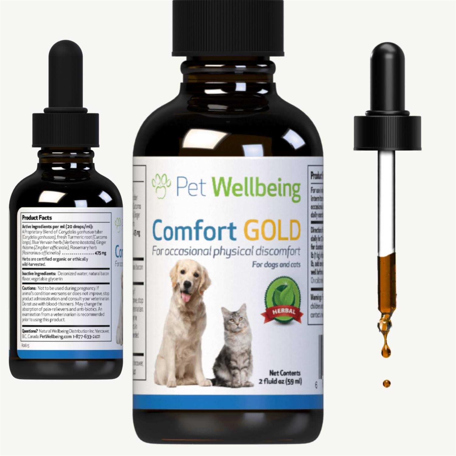 Pet Wellbeing Comfort Gold for Cats