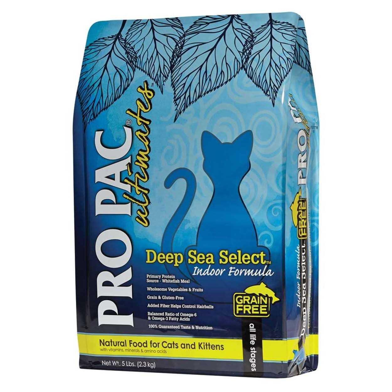 Pro Pac Ultimates Deep Sea Select Grain Free Indoor Dry Cat Food